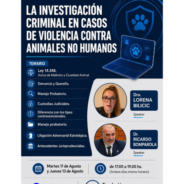 LA INVESTIGACION CRIMINAL EN CASOS DE VIOLENCIA CONTRA ANIMALES NO HUMANOS